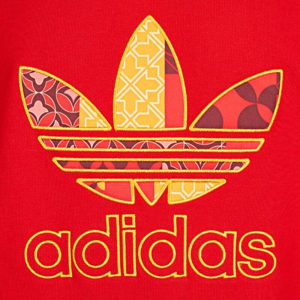 Adidas Originals CNY LOGO HOODY Men's Pullover Hoodies Sportswear - Image 4