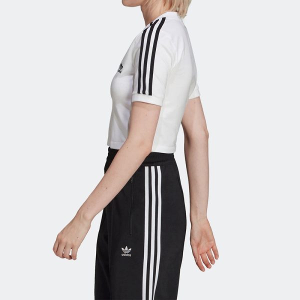 Adidas Originals CROPPED TEE Women's T-shirts shirt short sleeve Sportswear - Image 4