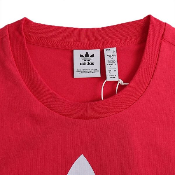 Adidas Originals TREFOIL TEE Women's T-shirts short sleeve Sportswear - Image 3