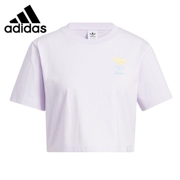 Adidas Originals Y2K CROP TEE Women's T-shirts short sleeve Sportswear