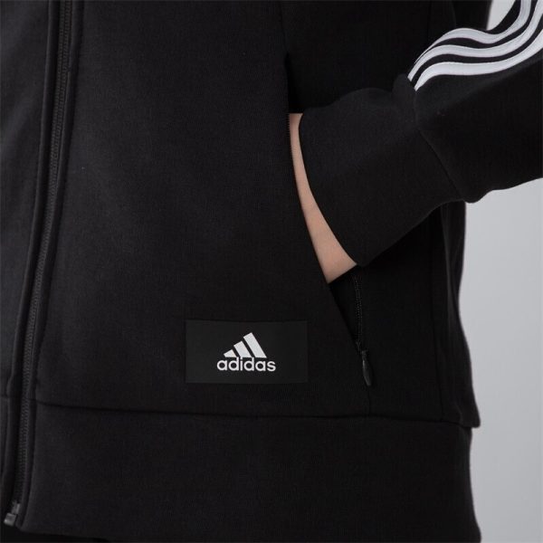 Adidas W FI 3S FZ REG Women's Jacket Hooded Sportswear - Image 4