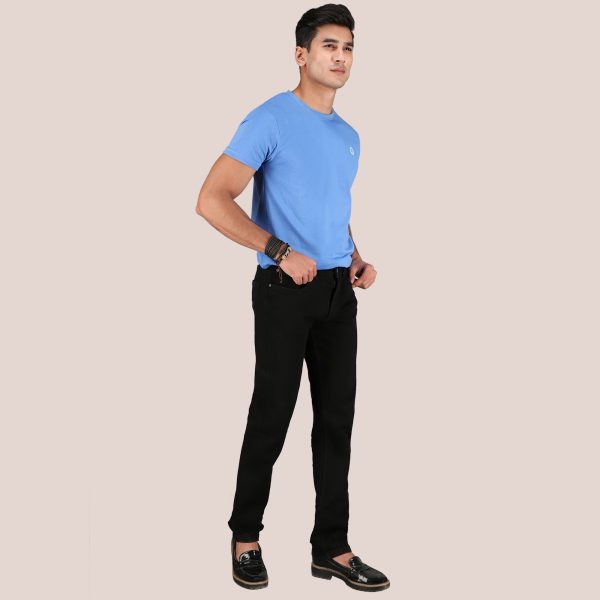 Rivvet Parker Solid Black Straight Free Fit