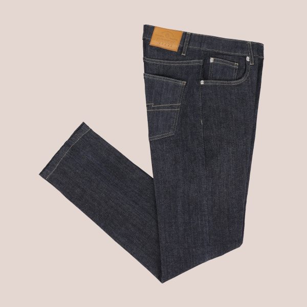 Rivvet Parker Straight Fit Organic Raw Dark Blue - Image 2