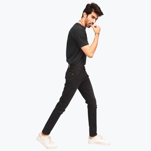 Rivvet Ted Slim Fit Black Jeans - Image 2