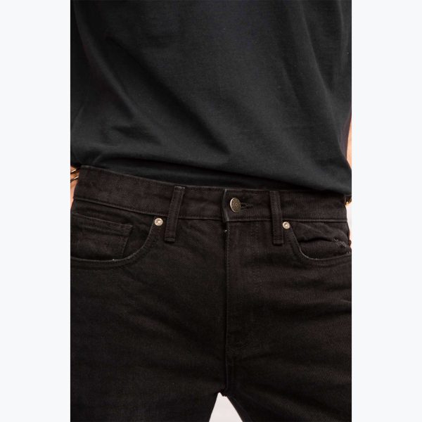 Rivvet Ted Slim Fit Black Jeans - Image 4