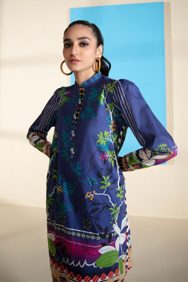 Sapphire Misty Printed Lawn Shirt Volume 0 2022 001SPOP22V0 - Image 2