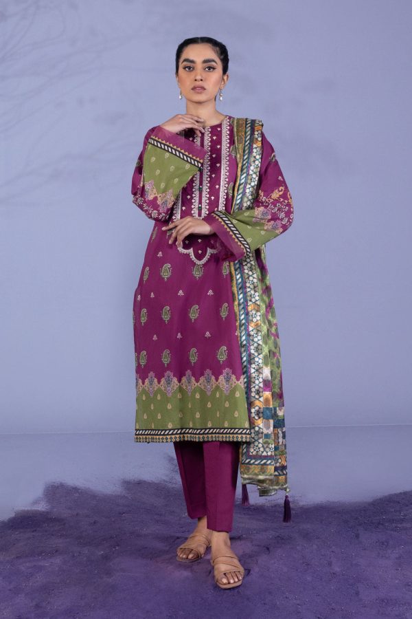 Sapphire Zari 2 piece Embroidered Lawn Volume 1 2022 2DECLS22V112 - Image 2