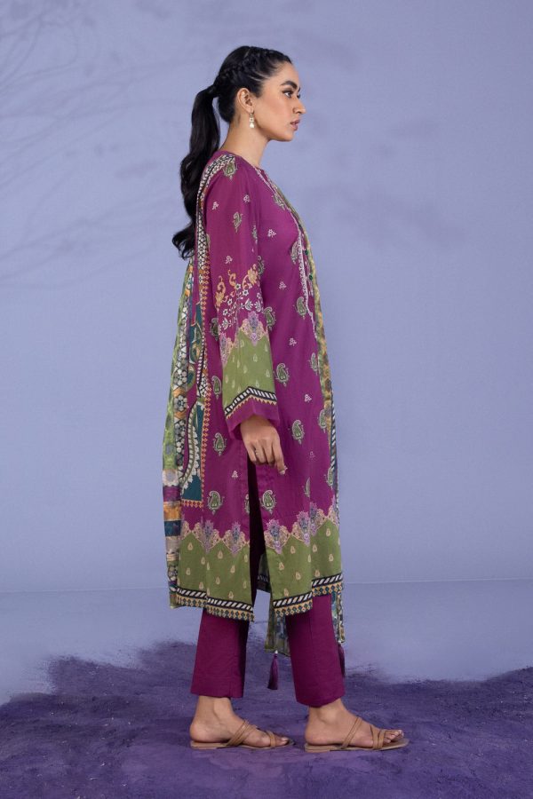 Sapphire Zari 2 piece Embroidered Lawn Volume 1 2022 2DECLS22V112 - Image 3