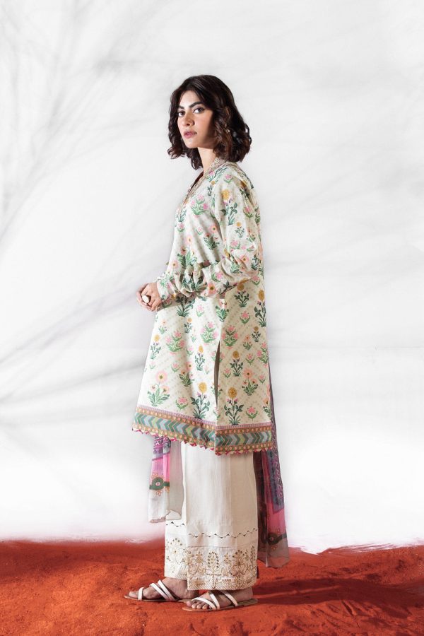 Sapphire Hajra 3 Piece Embroidered Lawn 3PEDAY22V110 - Image 3