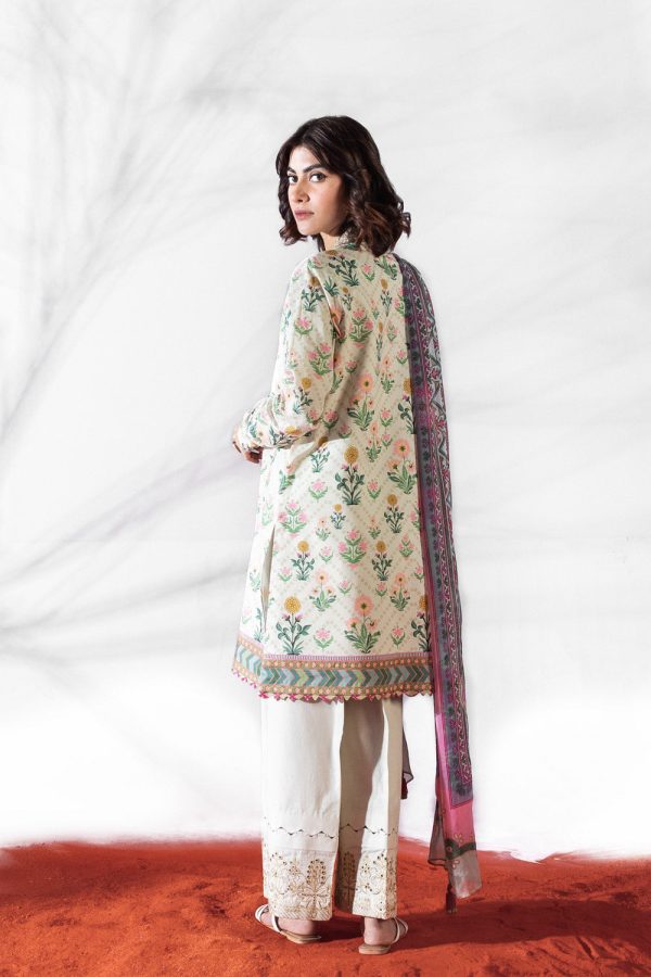 Sapphire Hajra 3 Piece Embroidered Lawn 3PEDAY22V110 - Image 4