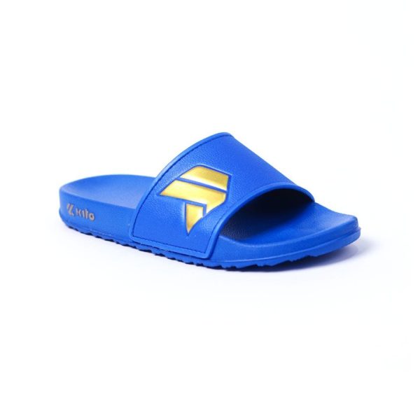 Kito FlipFlop & Slippers Blue Dance Gold Slipper - AH65W