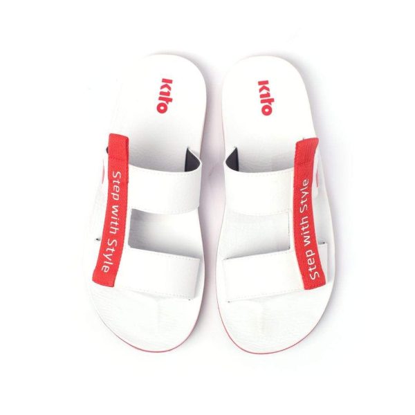 Kito FlipFlop & Slippers White Slipper - AB21m