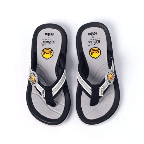 Kito Shoes Grey B Duck FlipFlop - AA42c