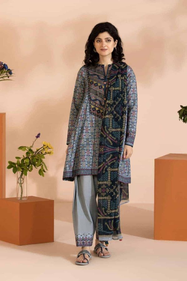 Sapphire Day To Day 3 Piece Printed Lawn Suit 3PE-DAY22VB-13