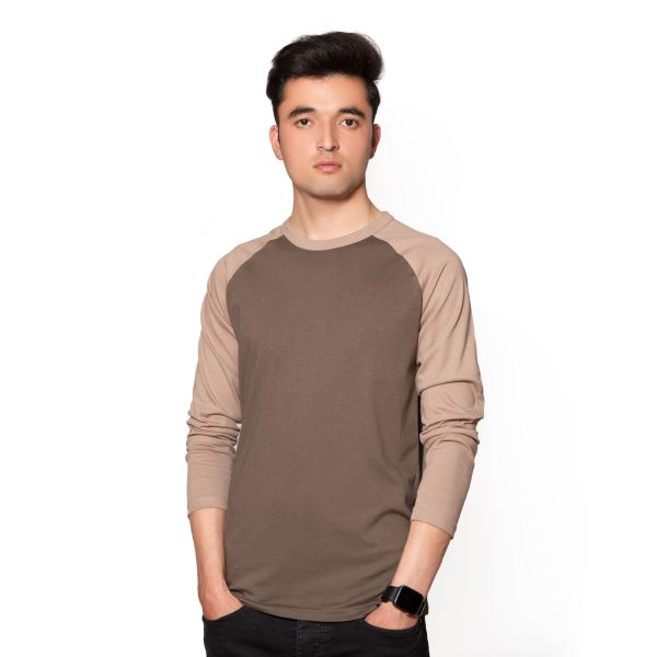 Brown & Skin Raglan