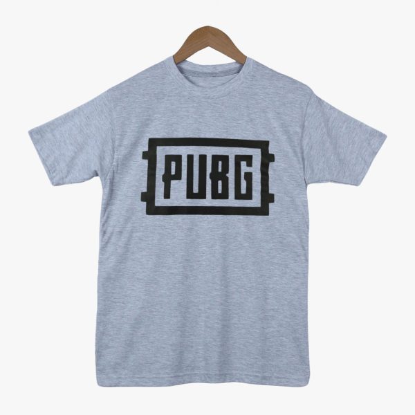 PUBG Printed Grey Heather Tee