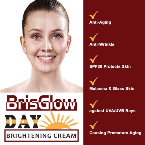 Bristol BrisGlow Day And Night Whitening Cream (30ml+30ml) - Image 8