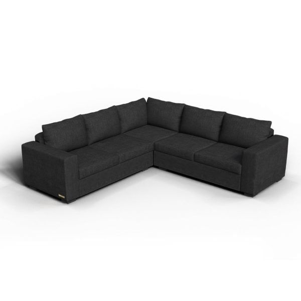 JC Buckman Chill Zone Plus Five Seater Sofa Acacia Wood Finest Imported Fabric European Design Grand Sized with 2 Years Warranty - Image 2