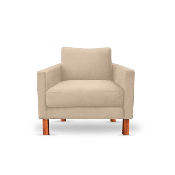 JC BUCKMAN Chill Zone One Seater Velvet Sofa - Image 5