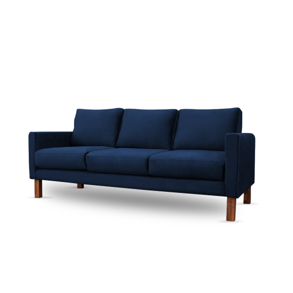 JC Buckman Chill Zone Three Seater velvet Sofa - Image 4