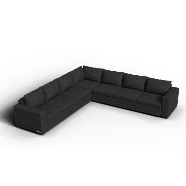 JC Buckman Chill Zone Plus Seven Seater Sofa Acacia Wood Finest Imported Fabric European Design Grand Sized with 2 Years Warranty