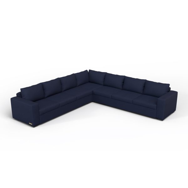 JC Buckman Chill Zone Plus Seven Seater Sofa Acacia Wood Finest Imported Fabric European Design Grand Sized with 2 Years Warranty - Image 2