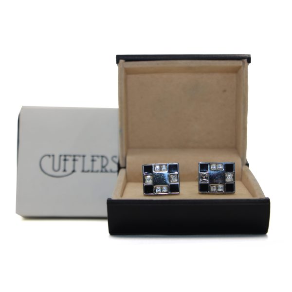 Cufflers Vintage Cufflinks for Men's Shirt with a Gift Box - CU-1021 - Image 4