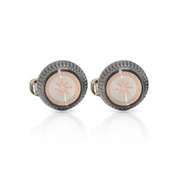 Cufflers Vintage Snowflakes Cufflinks - Model with Free Gift Box - CU-1027