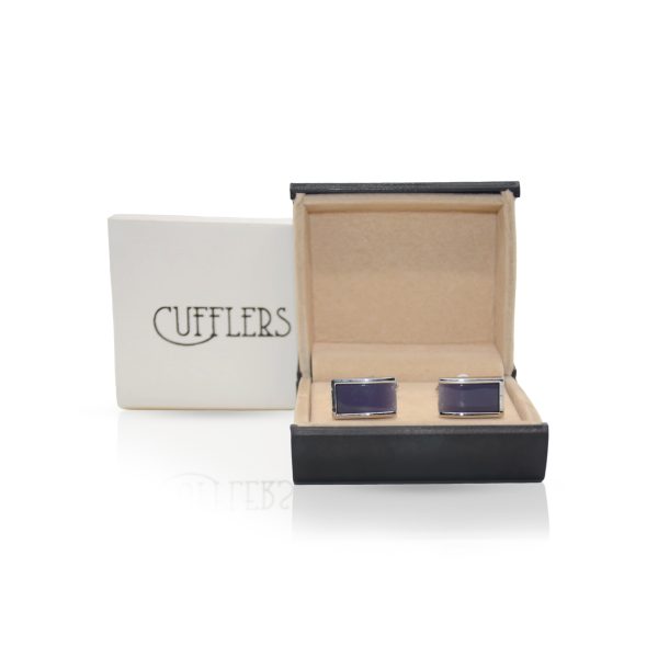 Cufflers Novelty Cufflinks with Free Gift Box - CU-2027 - Purple - Image 4