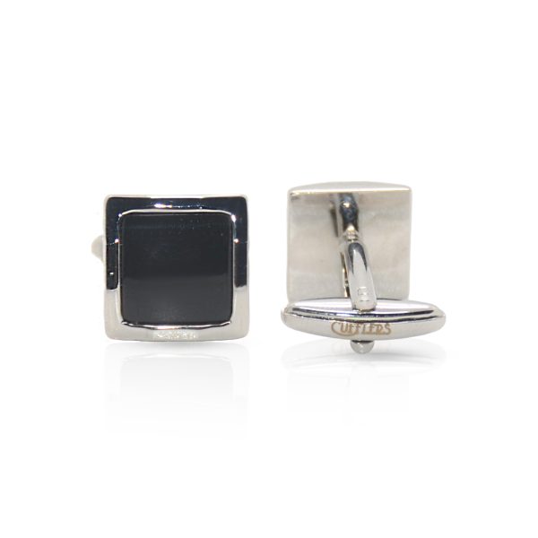 Cufflers Novelty Black Box Cufflinks with Free Gift Box - CU-2028 - Black - Image 2