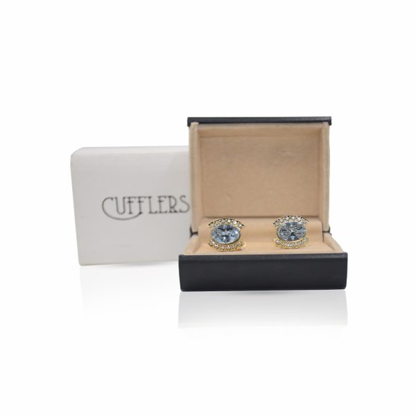 Cufflers Novelty Gold Cufflinks CU-2034 with Free Gift Box - Image 4