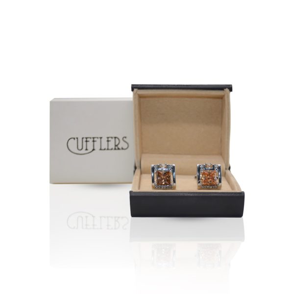 Cufflers Modern Cufflinks for Men's Shirt with a Gift Box - CU-3003 - Champion - Image 4