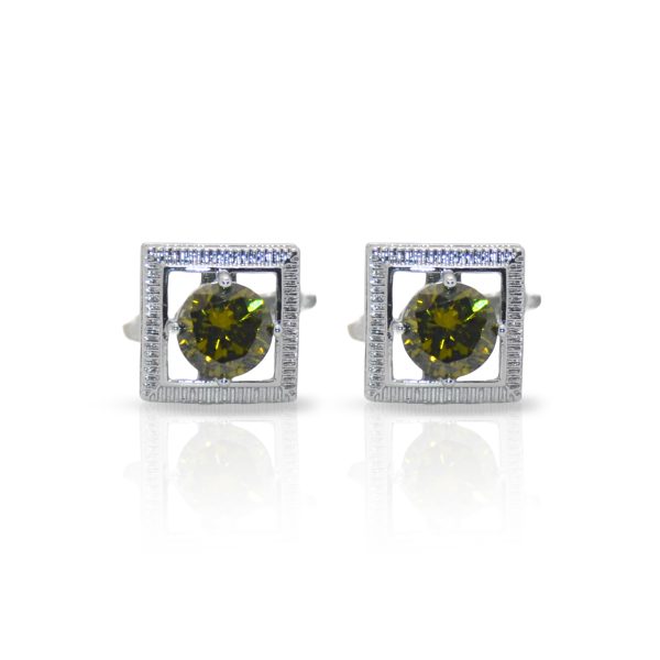 Cufflers Modern Silver Cufflinks with Free Gift Box - CU-3009