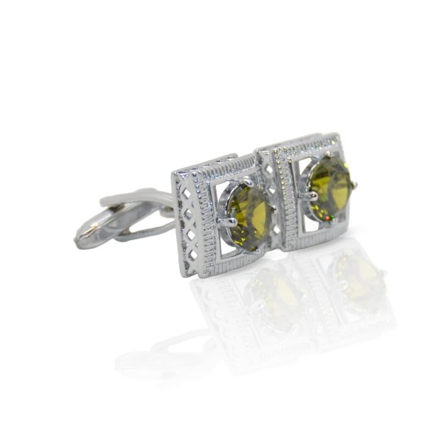 Cufflers Modern Silver Cufflinks with Free Gift Box - CU-3009 - Image 3