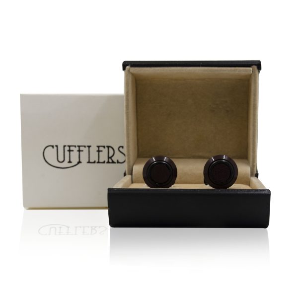 Cufflers Designer Cufflinks with Free Gift Box - CU-4007 - Image 4