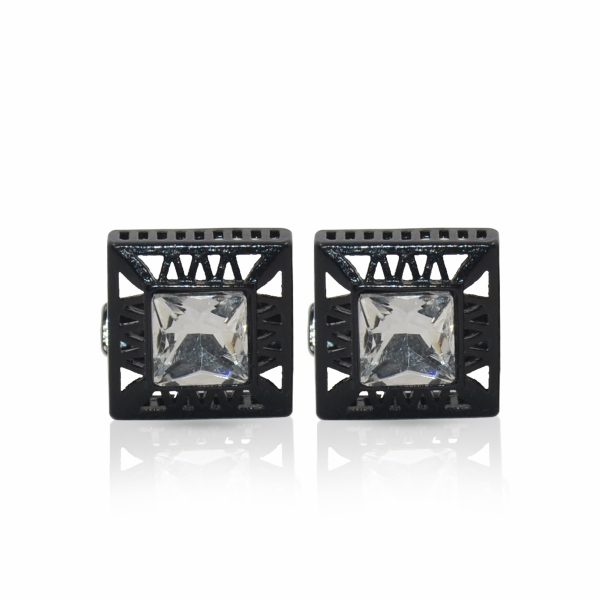 Cufflers Designer Cufflinks CU-4014-B with Free Gift Box