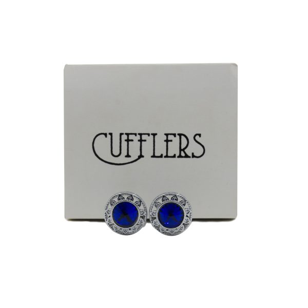 Cufflers Designer Cufflinks with Free Gift Box - CU-4018 - Image 5