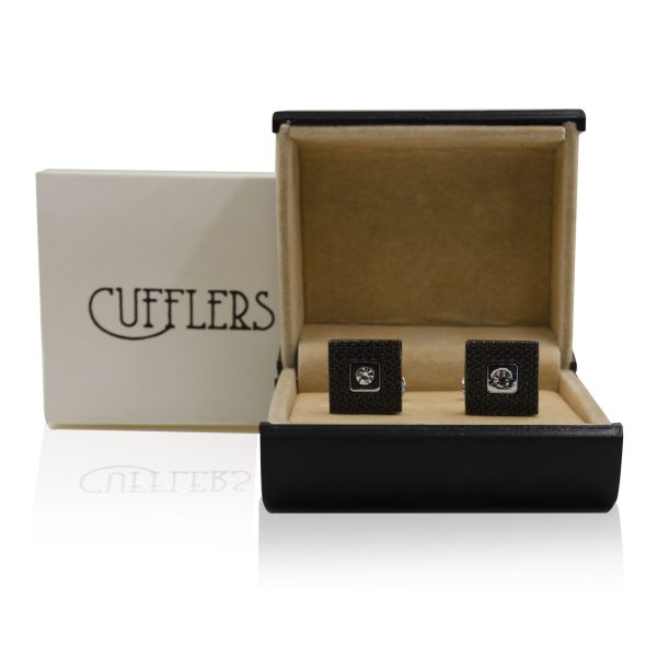 Cufflers Designer Cufflinks Free Gift Box Included - CU-4020 - Image 4