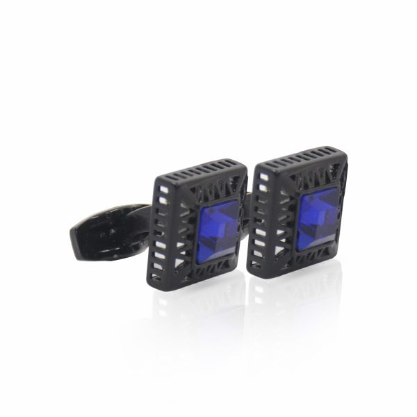 Cufflers Designer Cufflinks CU-4024-B with Free Gift Box - Image 3