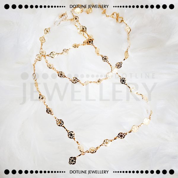 Dotline Jewellery Golden Long Chain, Stylish Golden Large Chain, Jewelry Chain For Women JCL03 - Image 6