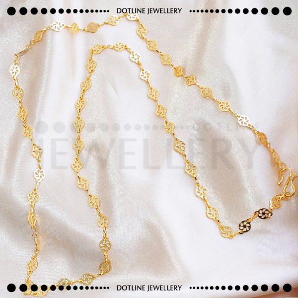 Dotline Jewellery Golden Long Chain, Stylish Golden Large Chain, Jewelry Chain For Women JCL03 - Image 5