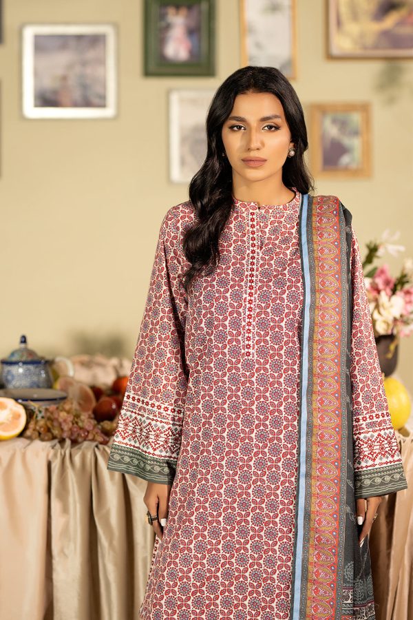 La Rosaa LWP-03 Ajrak 3 Piece - Image 2