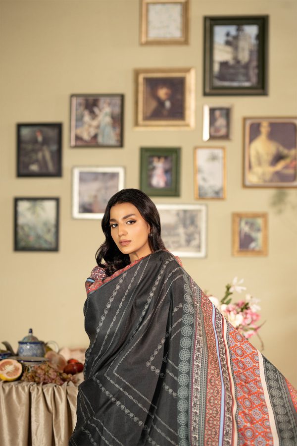 La Rosaa LWP-03 Ajrak 3 Piece - Image 4