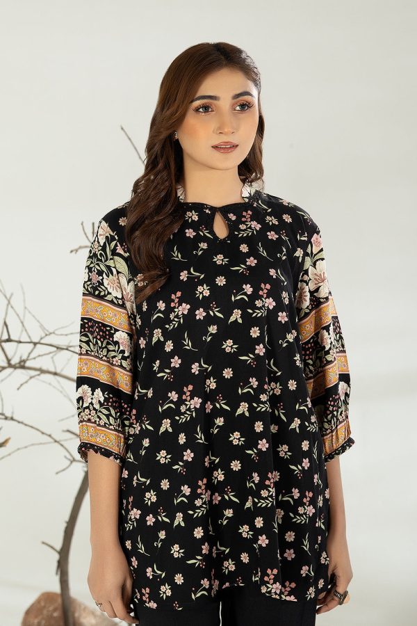 La Rosaa LA3-08 Black floral 1Pc