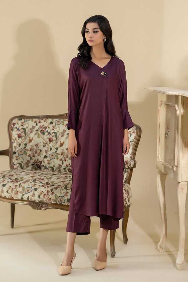 La Rosaa LW2-09 - Plum 2 Piece