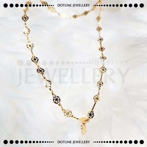 Dotline Jewellery Golden Long Chain, Stylish Golden Large Chain, Jewelry Chain For Women JCL03 - Image 2