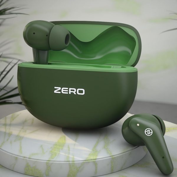 Zero® Rover Earbuds | Ultra Bluetooth V5.3, ENC Noise Reduction, 6 Hours Playtime | IPX-5 water resistant, Touch Control, High Quality, Best Earbuds for Men and Women, iPhone & Android users