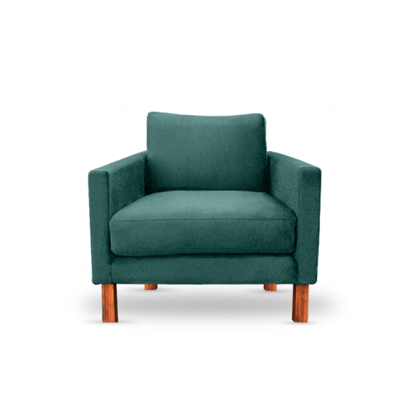 JC BUCKMAN Chill Zone One Seater Velvet Sofa - Image 3